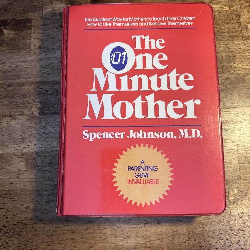 THE ONE MINUTE MOTHER BY SPENCER JOHNSON, M.D. 2 CASSETTE PROGRAM BOOK INCLUDED